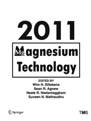 cover image of Magnesium Technology 2011
